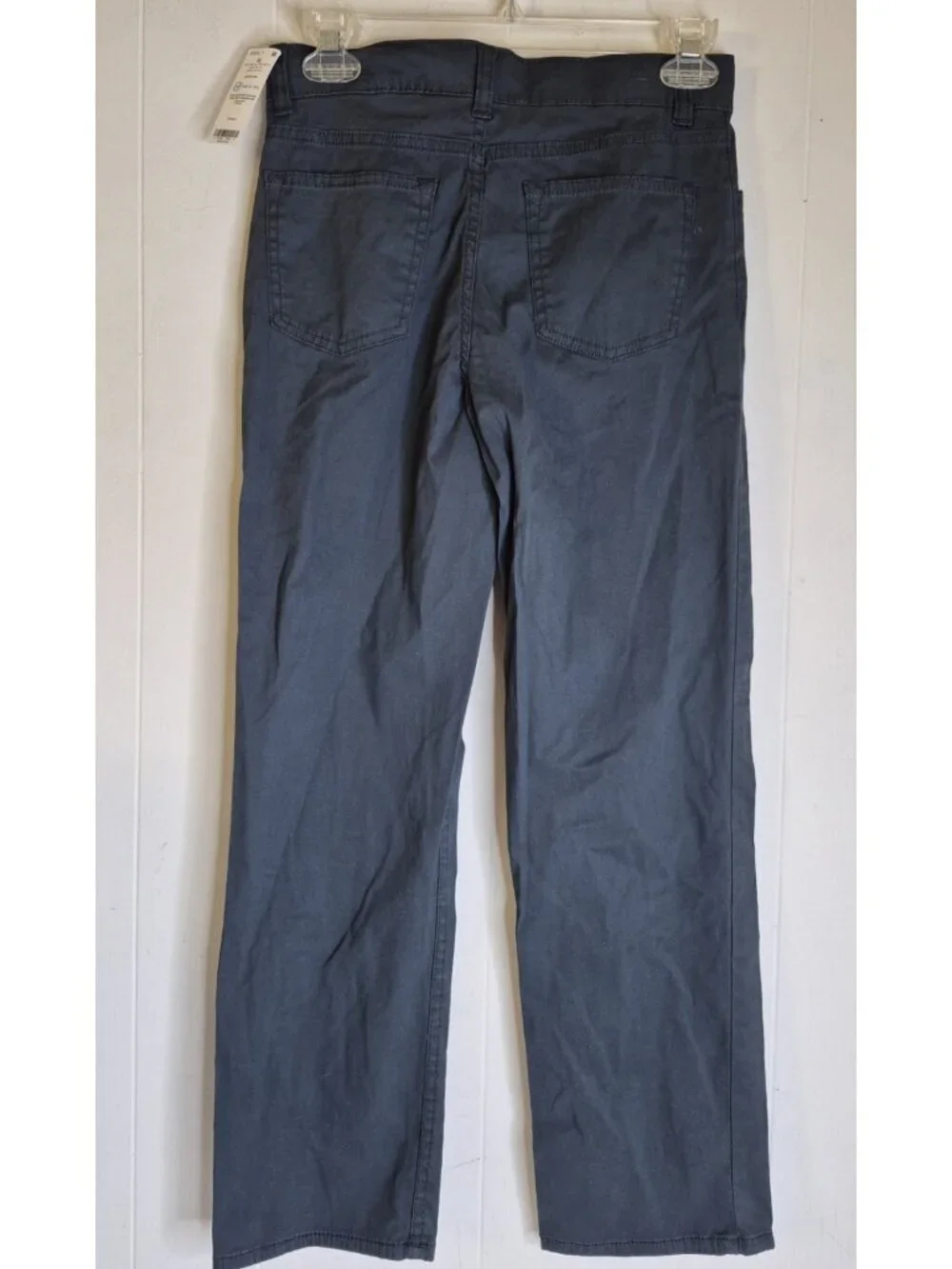 NWT CARTER'S Gray Chino Pants Youth Boys Size 12 Adjustable